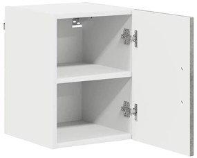 Fali konyhaszekrény 2 pcs Beton Szürke 30 x 31 x 40 cm Faanyag