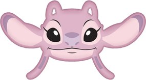 Disney Lilo és Stitch, A csillagkutya Angel Pink 3D formapárna, díszpárna 35 cm