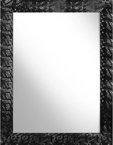 Ars Longa Rio tükör 62.2x112.2 cm négyszögletes fekete RIO50100-C