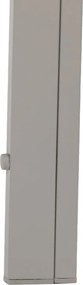 Kerti asztal 150x89 cm, fém, polywood, bézs, AZT-S1215 CRM