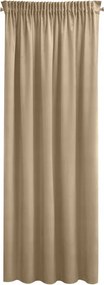 Függöny 140x270 Sibel capucino velúr kész szalag Pierre Cardin