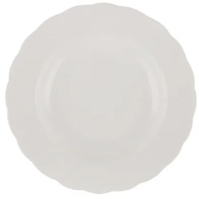 24 részes fehér porcelán étkészlet