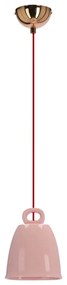 Rózsaszín függőlámpa kerámia búrával Sewilla – Candellux Lighting