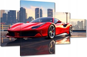 Vászonkép 130x80 Piros Ferrari