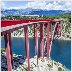 Poszterek 30x30 Horvátország Maslenica híd