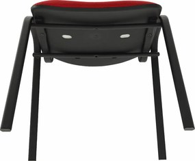 Irodai szék, piros, ISO NEW