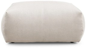 Krémszínű kordbársony lábtartó Voltaire – Bobochic Paris