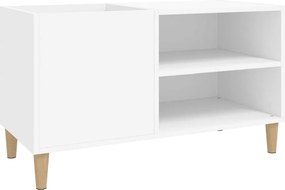 vidaXL fehér szerelt fa hanglemezszekrény 84,5x38x48 cm