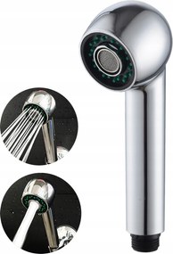 Zuhanyfej konyhai csaptelephez kihúzható kifolyócsővel Króm 2 Funkció