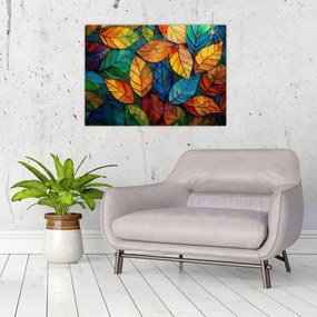 Kép - Levélmozaik (70x50 cm)