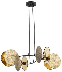 Csillár zsinóron MOTIF 4xE27/15W/230V arany