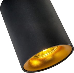 Okos spotlámpa fekete arany színnel, GU10 WiFi fényforrással - Ronda