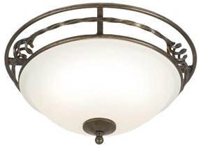 Elstead PB-F-A-BLK-GOLD - Mennyezeti lámpa PEMBROKE 2xE27/60W/230V