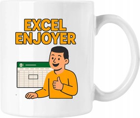 Excel Enjoyer Bögre Irodáknak Humor Fehér 330ml