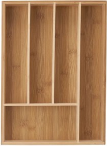 MENUETT evőeszköztartó, bambusz, 5 részes