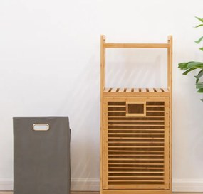 AKCIÓ Szürke bambusz szennyestartó SOBIKON II. osztályú