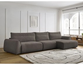 Barna sarokkanapé Aden – Bobochic Paris