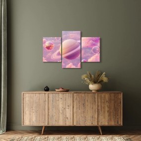 Kép - Rózsaszín bolygó (90x60 cm)