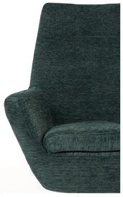 Sötétzöld fotel Bruno – White Label