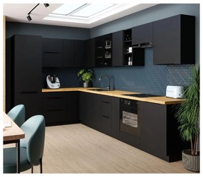 Felső sarok konyhaszekrény Sobera 60x60 GN 72 2F (fekete) . 1097002