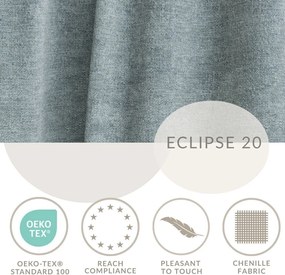 Világoskék kárpitozott ágyneműtartós franciaágy ágyráccsal 140x200 cm Maumere – Maison de Rêve