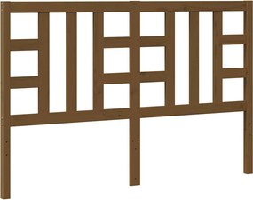 vidaXL mézbarna tömör fenyőfa ágyfejtámla 146 x 4 x 100 cm