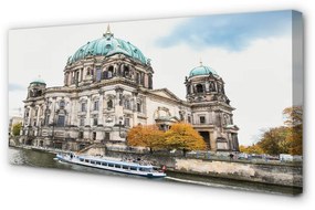Canvas képek Németország Berlin Cathedral River 100x50 cm