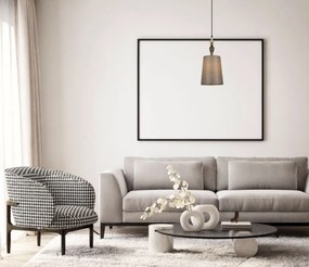 ITALUX PND-22374C-BK NEROM Egyágú Függesztett Lámpa Fém E27 IP20