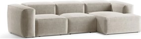 Bézs sarokkanapé (jobb oldali-heverő résszel) Bergamo – Cosmopolitan Design