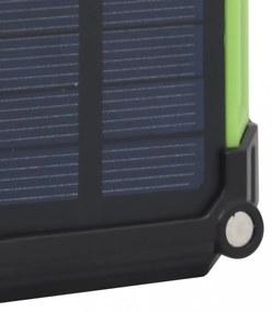 hideg fehér fényű hordozható napelemes LED-es reflektor 7 W