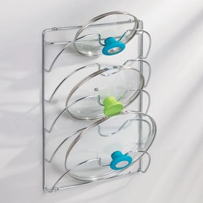 Classico fém fedőtartó, 10,5 cm x 28 cm - iDesign