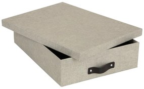 Oskar bézs tárolódoboz - Bigso Box of Sweden