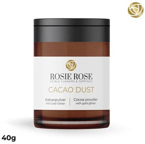 ROSIE ROSE glitterpor, kakaó, 30g