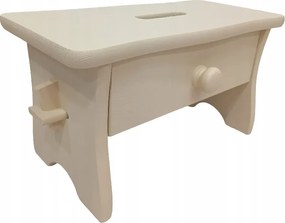Közepes Krémszínű Szék Fiókkal Zsámoly Eszköz Segédeszköz