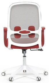 Forgószék piros szövettel. KA-S425 RED