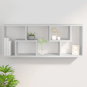 fehér szerelt fa fali polc 36 x 16 x 90 cm