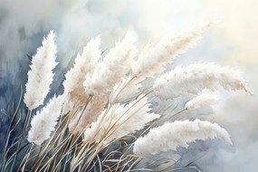 Vászonkép Canvas Akvarell Természet Pampas Fű 60x40