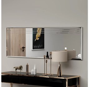 Fali tükör TRIO 120x40 cm króm