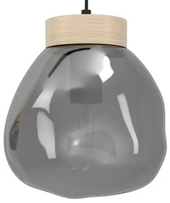 Eglo 390318 - Csillár zsinóron MAGACELA 3xE27/40W/230V füstös