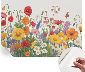 Öntapadós fotótapéta Nappaliba és Hálószobába Virágos rét 208x146