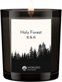 Mokudo "Holy Forest" szójaviasz illatgyertya, 140g 100% természetes összetevők