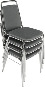 Szék tárgyalóterembe, szürke háló, ZEKI