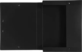 Gumis mappa, PP, A4, 40 mm, EXACOMPTA Opak, fekete (EX59781E)