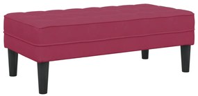 Pad Borvörös 113x57x39 cm Bársony