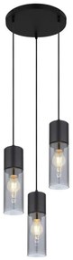 Globo Globo 21000-3HB - ANNIKA 3xE27/25W/230V fekete függeszték, 30 cm pr. GL6724