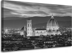 Firenze vászonkép fekete-fehér 100X60 cm