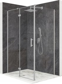 Zuhanykabin 100x90cm billenĆajtĂł krĂłm Esg ĂŒveg 6mm bevonat