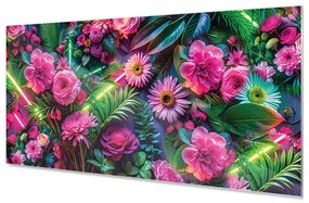 Wallplex konyhahátfal Neon Art (Méret: 60x120)