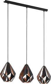 Eglo CARLTON 1 49991 Függőlámpa 3x60W/E27
