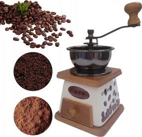 Kerámia kávédaráló kézi retro